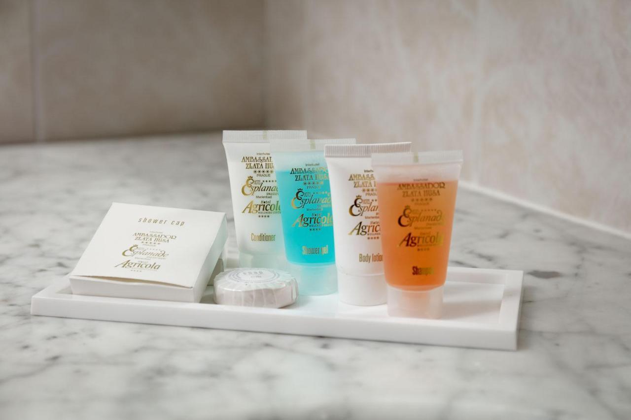 Ambassador Zlata Husa Prága Kültér fotó A selection of toiletries